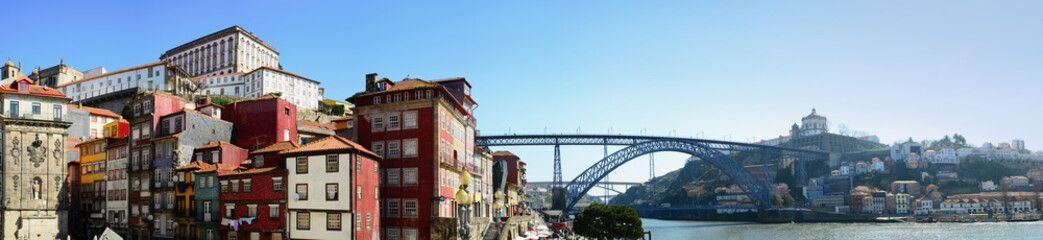Fototapeta na wymiar stadt porto - panorama