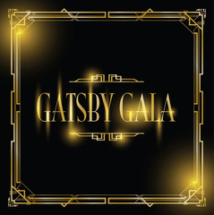 great Gatsby gala background - 199555531