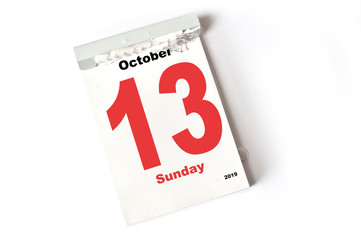 13. October 2019