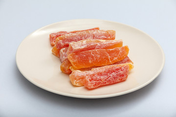 sweet papaya and dried pieces