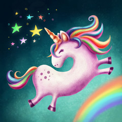 Cute unicorn © Elena Schweitzer