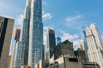 Naklejka premium high rise in New York City, USA