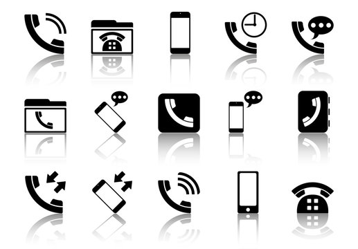 15 phone icons