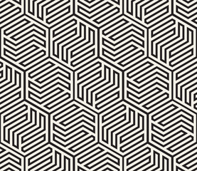 Vector seamless pattern. Modern stylish abstract texture. Repeating geometric tiles