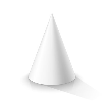 White cone