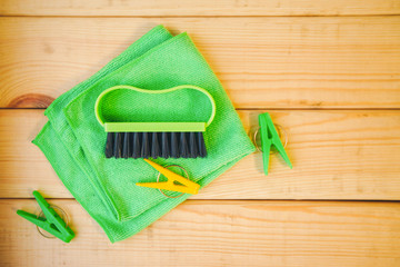 Cleaning house or office concept
