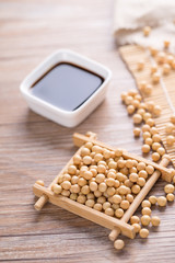 Soy sauce and beans