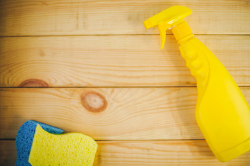 Cleaning house or office concept