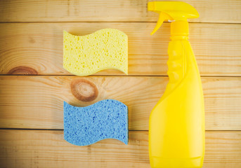 Cleaning house or office concept