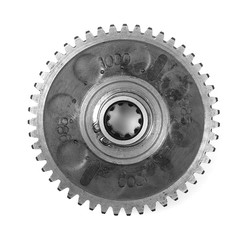 metal gears isolated on white, design element