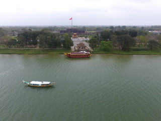 Obraz premium World Heritage : Hue, Vietnam : Drone View 