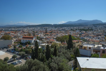 Landscape near Rethymno city, Crete, Greece