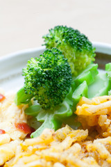 Broccoli on the plate