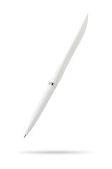 Luxury pen isolated on white background. Template of ballpoint pen for your design. ( Clipping paths )