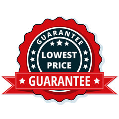 Obraz premium Lower Price Guarantee label illustration