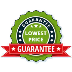 Lower Price Guarantee label illustration