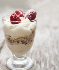 dessert smoothies a la framboise