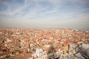 Fototapeta na wymiar Venice. Aerial view of the Venice with Piazza San Marco