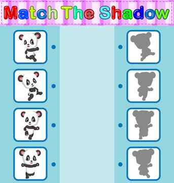 Find the correct shadow of the panda