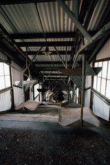 Derelict Conveyor - Cotton Dry House - Abandoned Indiana Army Ammunition Plant - Indiana