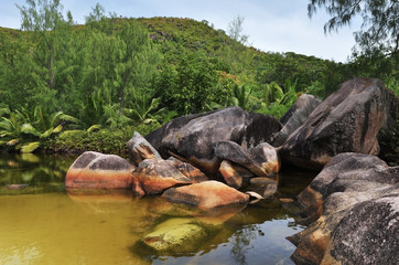 Seychelles islands scenery