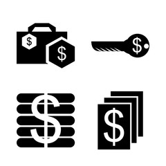 icon Currency with business money, money, buy, commerce and finance