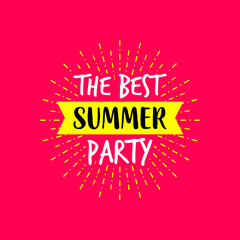 the best summer party template .