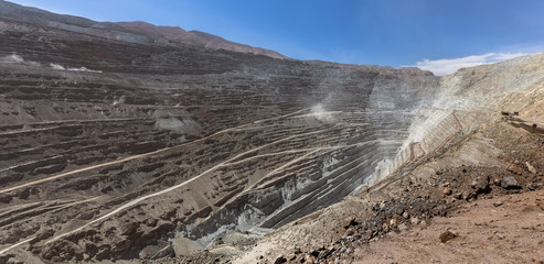 Chuquicamata, world's biggest open pit copper mine, Calama, Chile