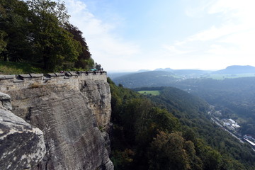 Festung Königstein in der sächsischen Schweiz