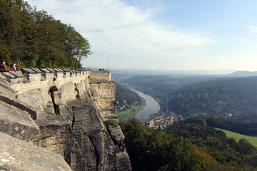 Festung Königstein in der sächsischen Schweiz
