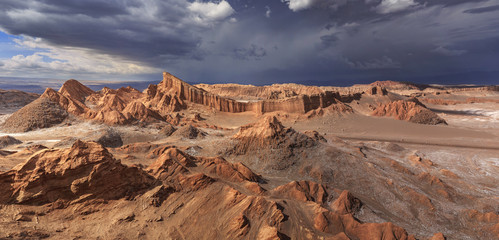 Fototapeta na wymiar Moon Valley (Valle de la Luna), Atacama Desert, Chile