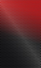 Background with metal grille.