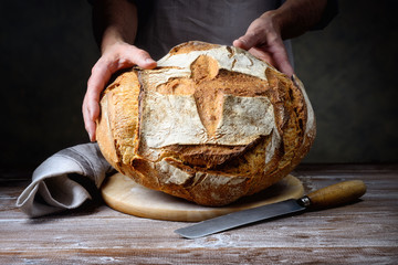 Traditional loaf bread