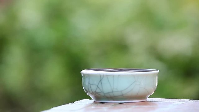 Black Chinese Tea footage