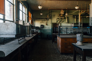 Vintage Derelict Laboratory - Abandoned Indiana Army Ammunition Plant - Indiana