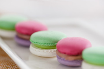 Multicolored macaroons