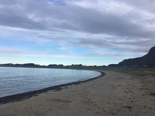 Farstad beach Atlantic Ocean Road Norway