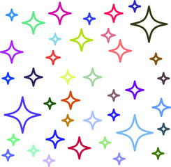 A collection of Colorful shines