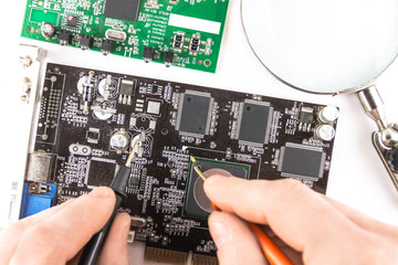 Repair and diagnostics of computer hardware, support Technician upgrade part and fixing laptop....