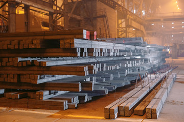 Warehouse metal blank. Electroplating plant for the metal.