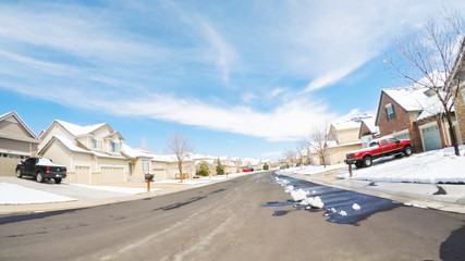 After Spring snow storm