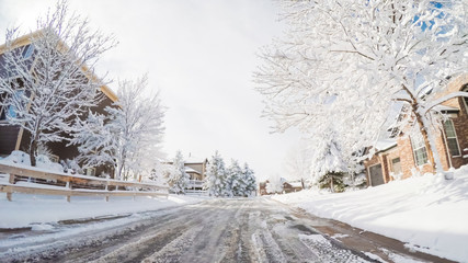 After Spring snow storm