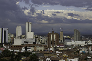 Vista de Cali desde colina de San Antonio