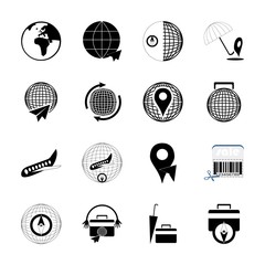 Travel with cargo, graphic and speed