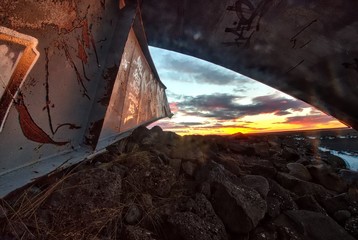 Skeiðará Bridge Monument in Iceland