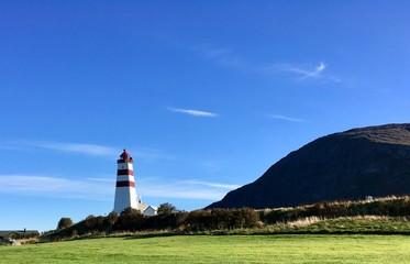 Fototapeta na wymiar Alnes Lighthouse Godøy Ålesund Norway