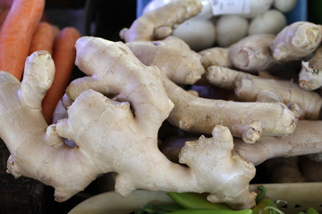 fresh ginger roots