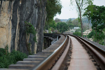 Obraz premium history rail way station