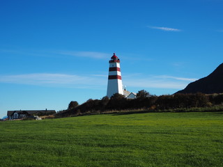 Fototapeta na wymiar Alnes Lighthouse Godøya Ålesund Norway