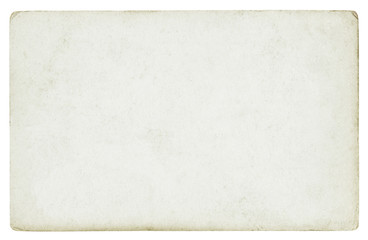 Vintage paper background isolated - (clipping path included)